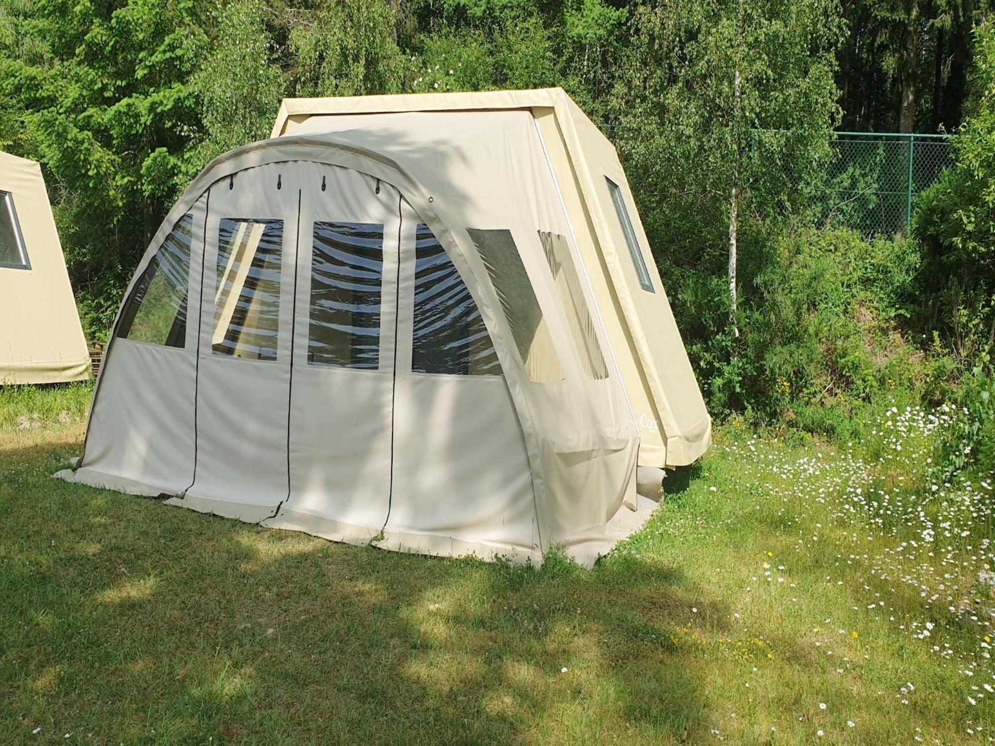 Nice Tent Lodge With A Microwave, In The Ardennes Olloy-sur-Viroin Exterior foto